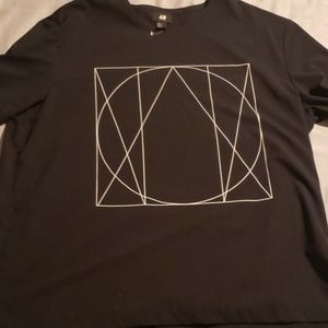 Black t shirt H and M